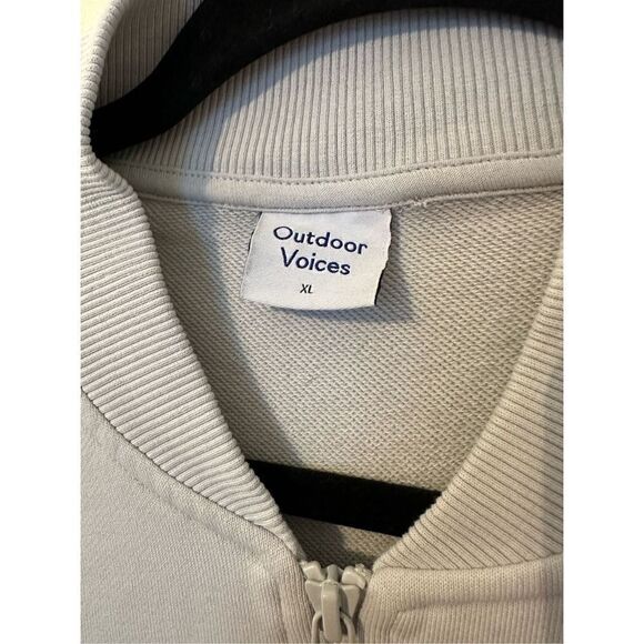 Outdoor Voices Full Zip Long Sleeve Colorblock Varsity Jacket Size XL - Picture 7 of 10